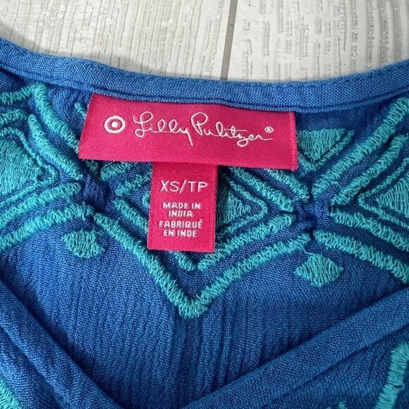 Lilly Pulitzer Embroidered Tunic Top - Picture 3 of 13